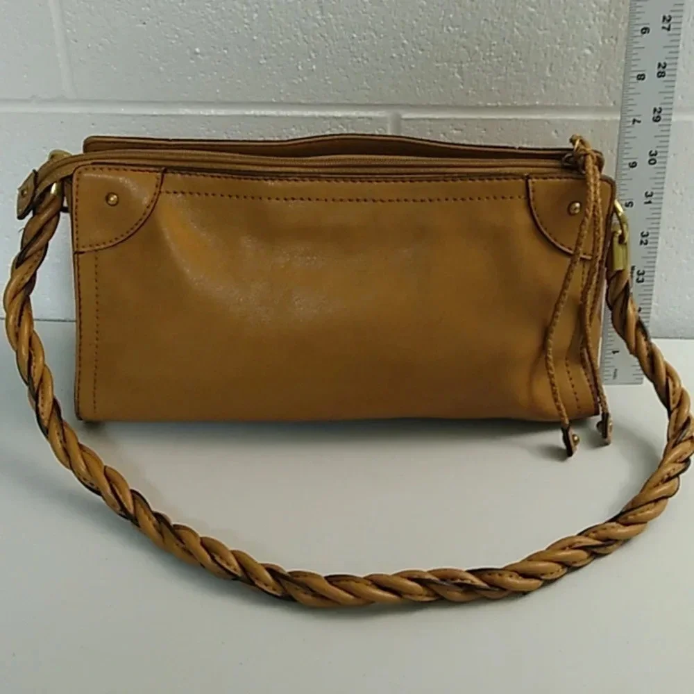 Relic Shoulder Bag Purse Carmel Brown 12" L X 4.5" W X 6" H - Picture 14 of 16